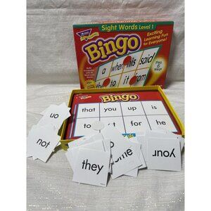 Trend Enterprises Sight Words Level 1 Bingo Learning Education Board Game School